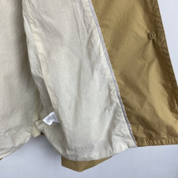 J.Crew 8 Frenchie Slicker Lightweight Jacket Coat Khaki Vintage - Picture 10 of 14